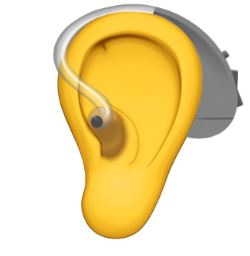 Emoji für Hörgerät
