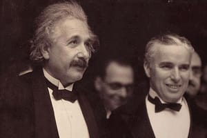 Albert Einstein und Charlie Chaplin