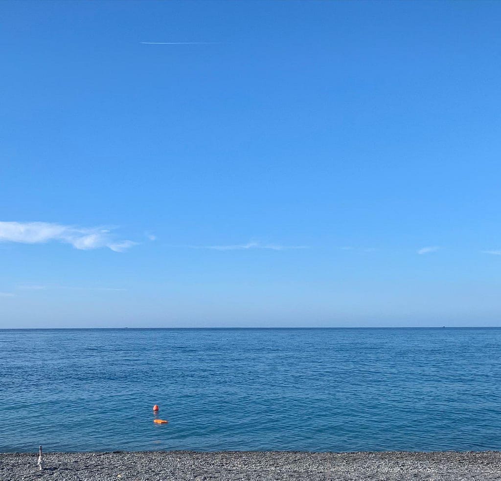Ligurien, Baden im Meer für geübte Schwimmer
